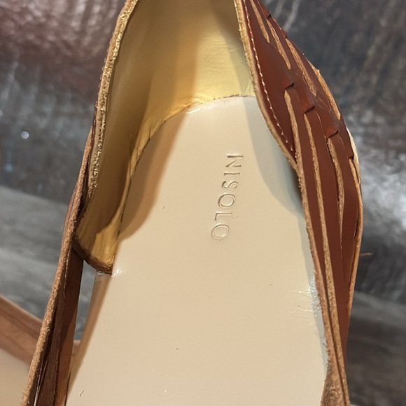 Nisolo Men's Huarache Sandal Brandy. Men’s Size 12.5 - Picture 6 of 8